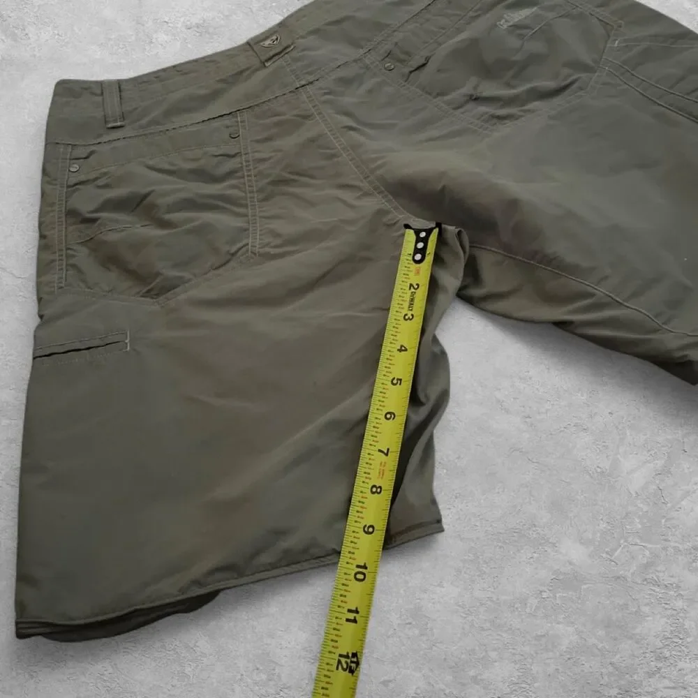 Kuhl Liberator Green Convertible Shorts Mens 36 Stealth Zip Off Hiking
